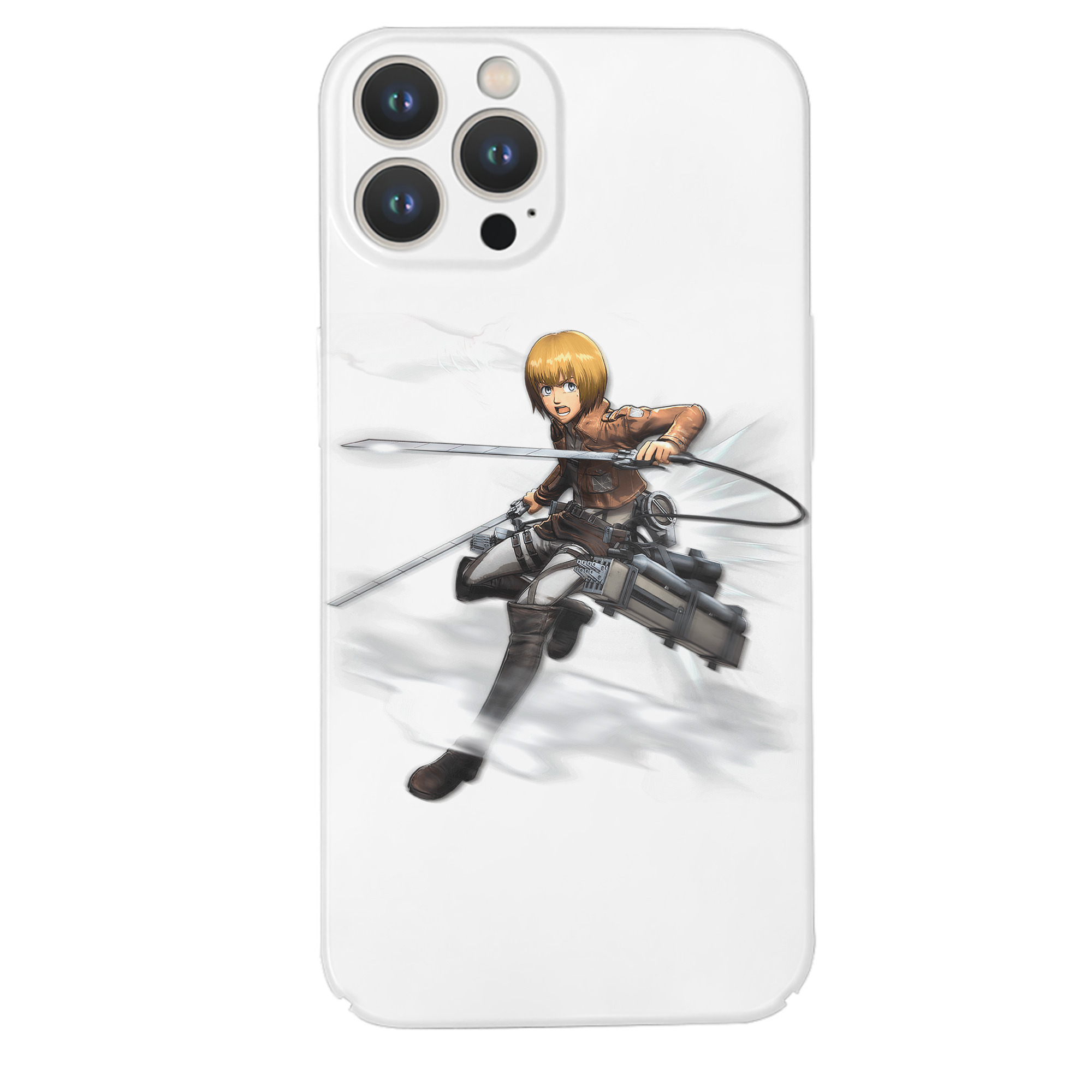 （画像用） 進撃の巨人 アルミン·アルレルト Attack on Titan Armin Arlert 【iPhone 14シリーズ対応】ハードケース